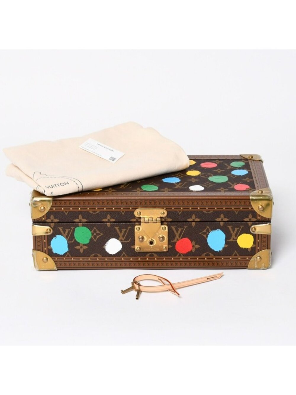 Louis Vuitton Super Rare Watch Trunk LV YK Yayoi Kusama Coffret